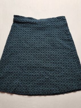 ⭐Margaret M “Deandra” A-Line Mini Skirt Geometric Jacquard | Size Small